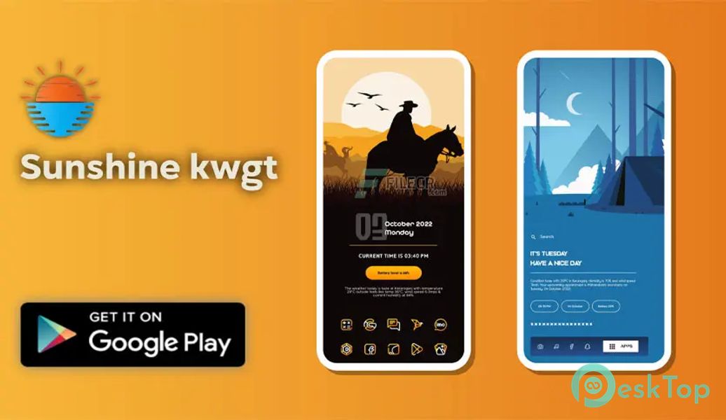 Sunshine KWGT v1.0.1 APK MOD Tam Ücretsiz İndir