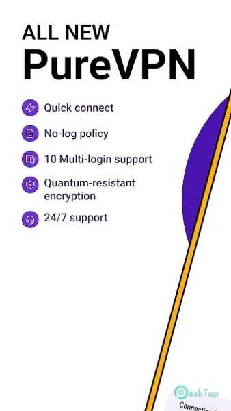Télécharger PureVPN - Fast and Secure VPN 8.49.201 APK MOD Gratuitement et Complet