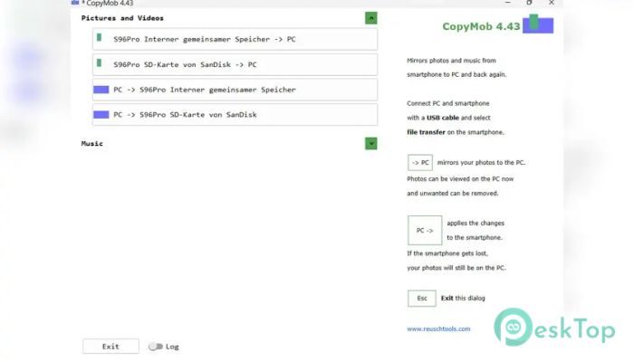 Reuschtools CopyMob 4.46 完全アクティベート版を無料でダウンロード