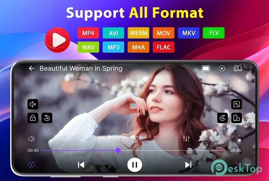 Video Player All Format-wTuber 4.9.8 APK MOD Полная бесплатная загрузка