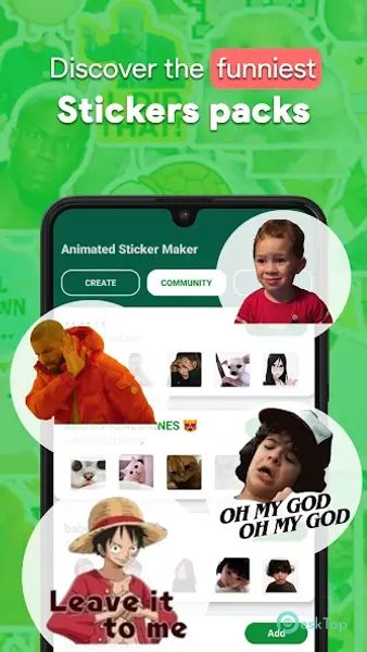 Animated Stickers Maker & GIF 2.0.1 APK MOD Полная бесплатная загрузка