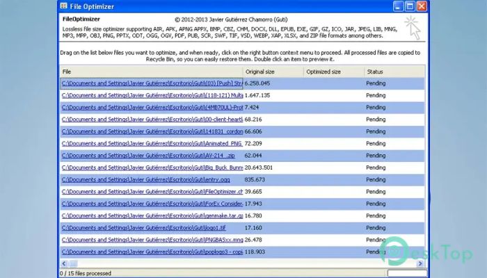 تحميل برنامج Nikkho FileOptimizer 17.00.2842 برابط مباشر