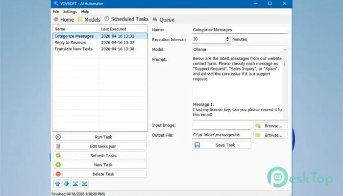 VovSoft AI Automator 1.4 完全アクティベート版を無料でダウンロード