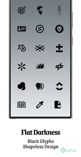 Dark Side Black Icon Pack 6.1 APK MOD تحميل مجاني كامل