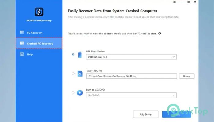 AOMEI FastRecovery 3.0.0 Tam Sürüm Aktif Edilmiş Ücretsiz İndir