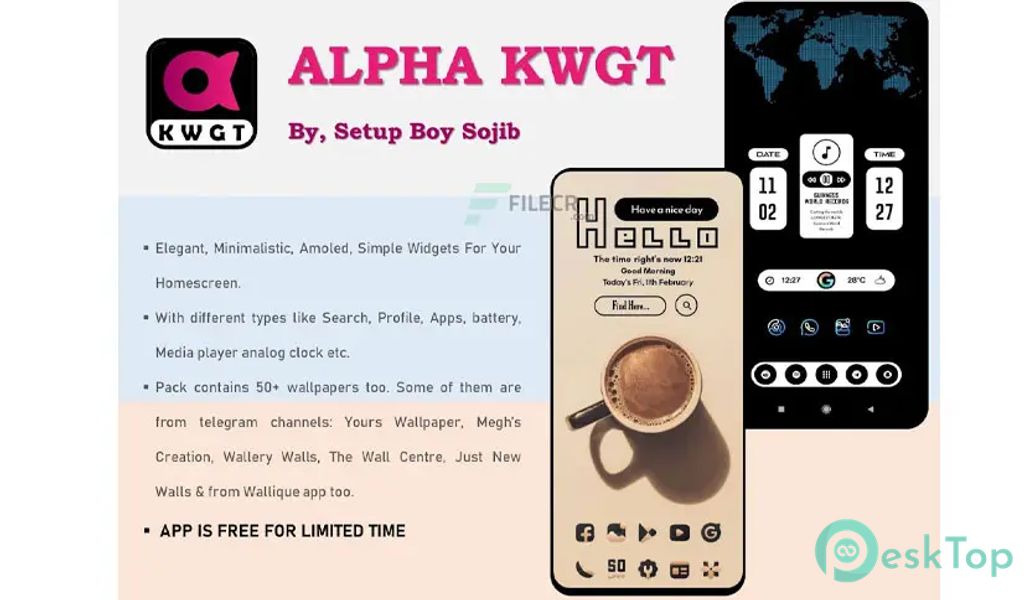 Alpha KWGT v4.1.0 APK MOD Descarga gratuita completa