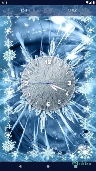Snowflake Stars Live Wallpaper