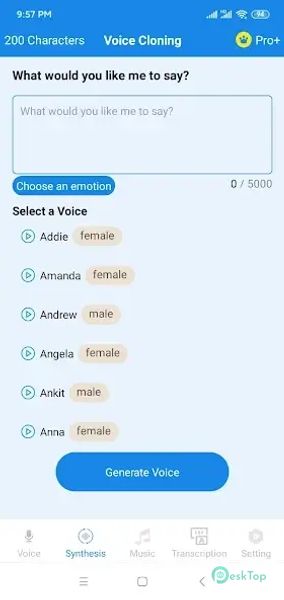 Clone Vox - AI Voice Cloning 2.0.2 APK MOD Полная бесплатная загрузка