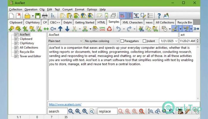 Télécharger AceText 4.3.2 Gratuitement Activé Complètement
