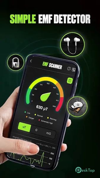 EMF Scanner - Metal Detector 1.0.4 APK MOD Descarga gratuita completa