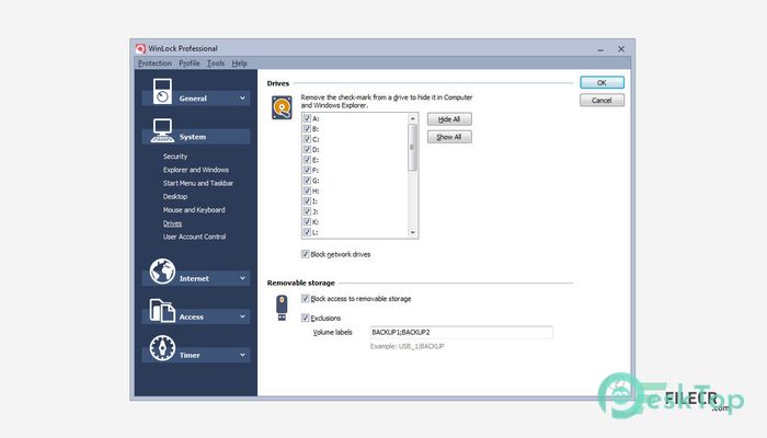 WinLock Professional 8.47 Tam Sürüm Aktif Edilmiş Ücretsiz İndir