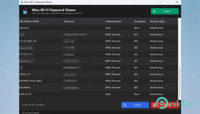 تحميل برنامج Wise Wi-Fi Password Viewer 1.0 برابط مباشر