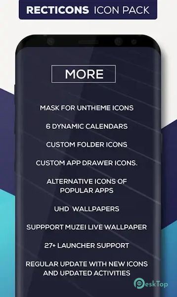 Recticons - Icon Pack 7.4 APK MOD Unlocked (Full) Free Download