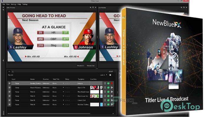 Download NewBlue Titler Live 4 Broadcast 4.4.220302 Free Full Activated
