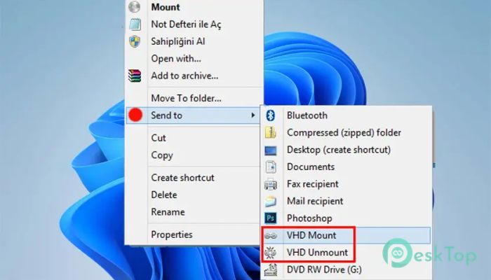 Скачать Sordum VHD For Context Menu 1.0 полная версия активирована бесплатно