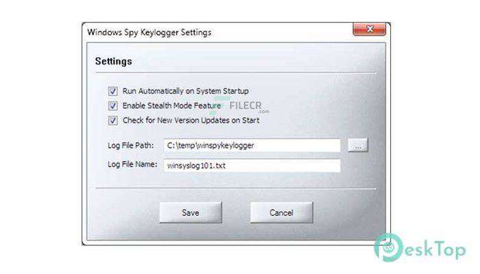 Windows Spy Keylogger 4.0 完全アクティベート版を無料でダウンロード