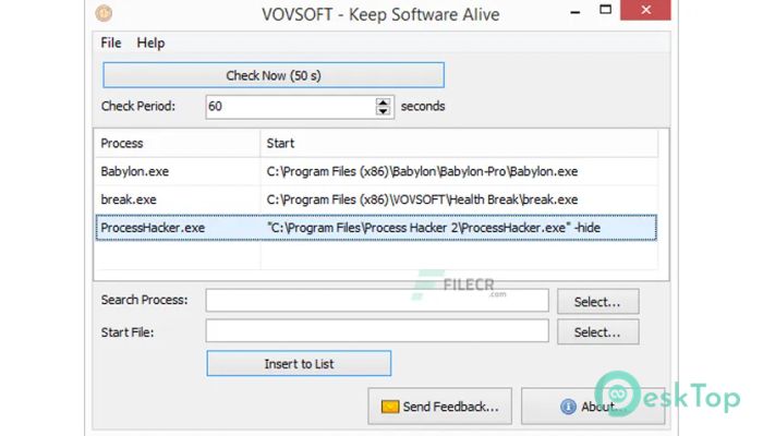  تحميل برنامج VovSoft Keep Software Alive  3.0.0 برابط مباشر
