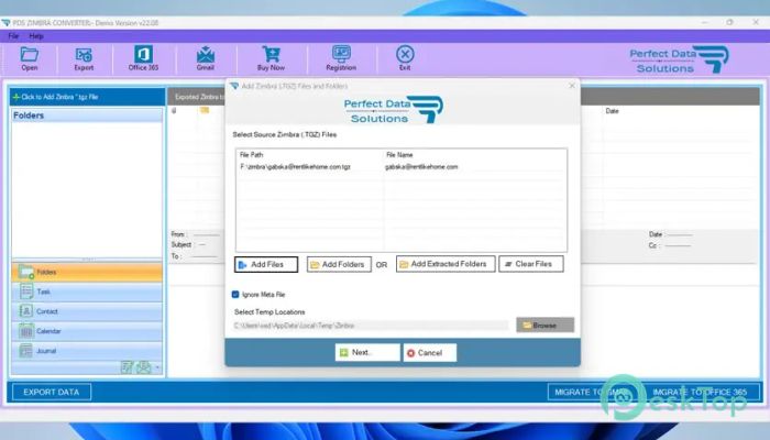 Télécharger PDS Zimbra Converter 04.25 Gratuitement Activé Complètement