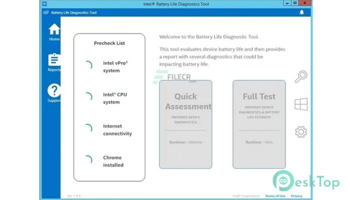  تحميل برنامج Intel Battery Life Diagnostic Tool  2.2.0 برابط مباشر