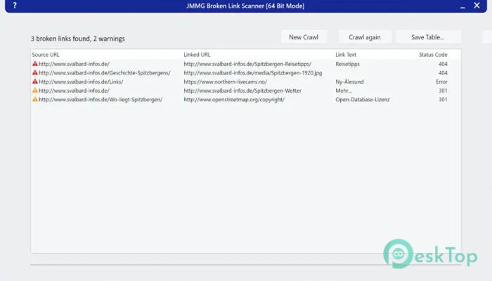 Download JMMGC Broken Link Scanner 1.00 Free Full Activated