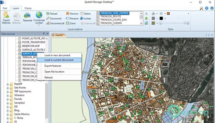 Opencartis Spatial Manager Desktop 9.2.1.16231 Tam Sürüm Aktif Edilmiş Ücretsiz İndir