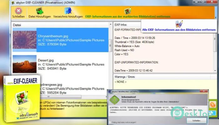 Скачать Abylon EXIF-CLEANER 2024.1 полная версия активирована бесплатно