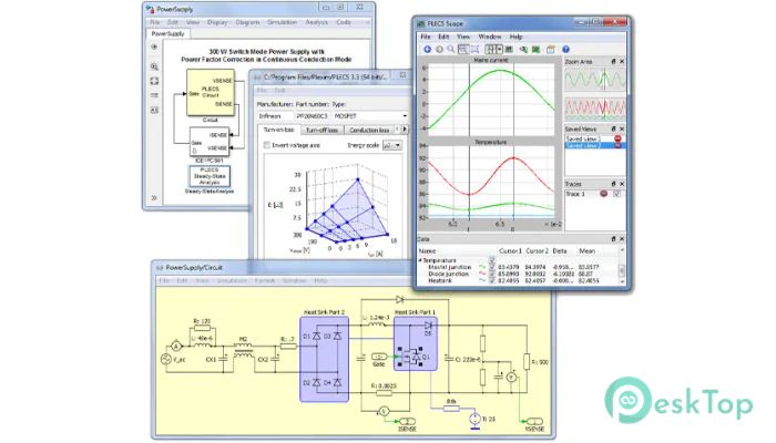 Plexim Plecs Standalone 4.7.3 Tam Sürüm Aktif Edilmiş Ücretsiz İndir