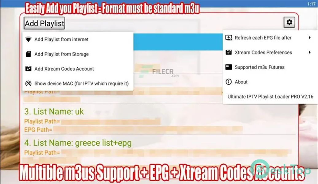 Ultimate IPTV Playlist Loader PRO v2.60 APK MOD 完整免费下载