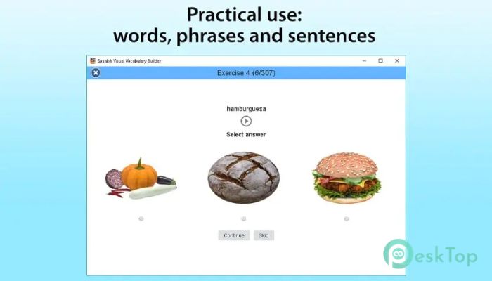 下载 Spanish Visual Vocabulary Builder 1.2.8 免费完整激活版