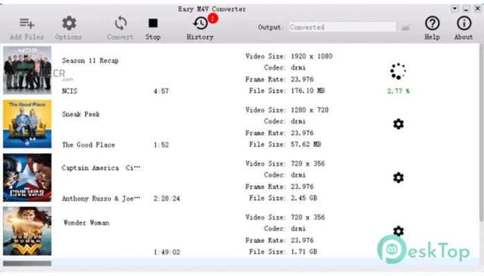 Download AppleMacSoft Easy M4V Converter  1.4.5 Free Full Activated