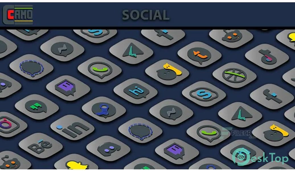 Camo Light Icon Pack 1.6.1 APK MOD Tam Ücretsiz İndir