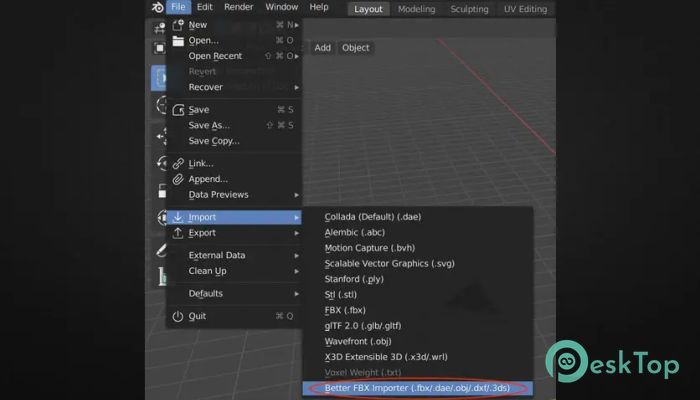 Descargar Blender Market - Better FBX Importer & Exporter 6.2.4 Completo Activado Gratis
