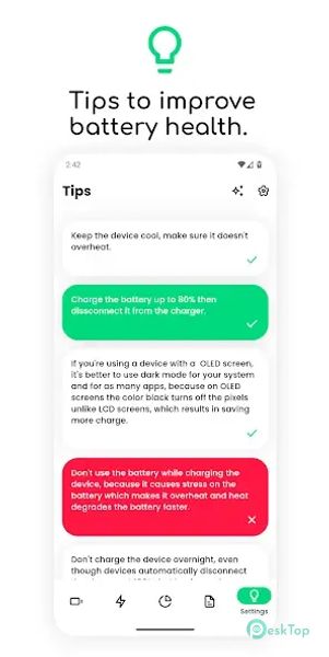 Electron: battery health info 2.1.0 APK MOD تحميل مجاني كامل