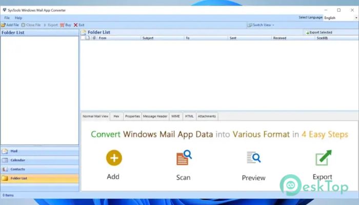 Download SysTools Windows Mail App Converter 4.0 Free Full Activated