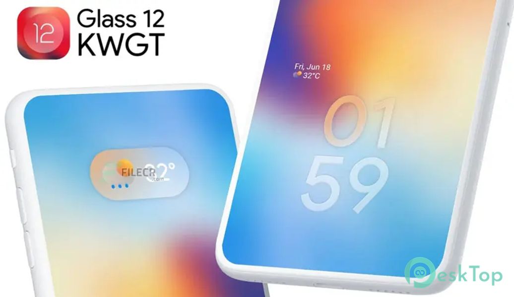 Glass 12 KWGT v2021.Jun.18.16 APK MOD Descarga gratuita completa
