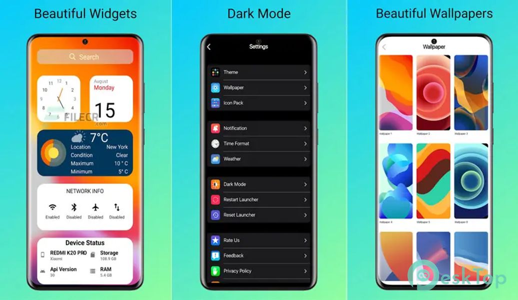 iOS 16 Launcher Pro v10.0 APK MOD Tam Ücretsiz İndir