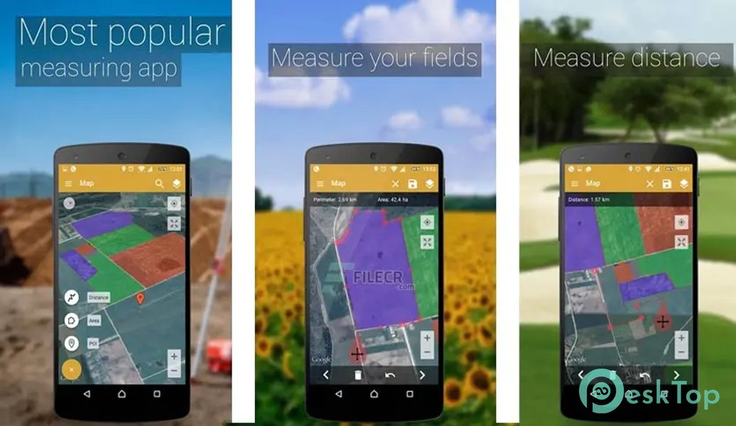 GPS Fields Area Measure PRO 4.6.1 APK MOD Полная бесплатная загрузка