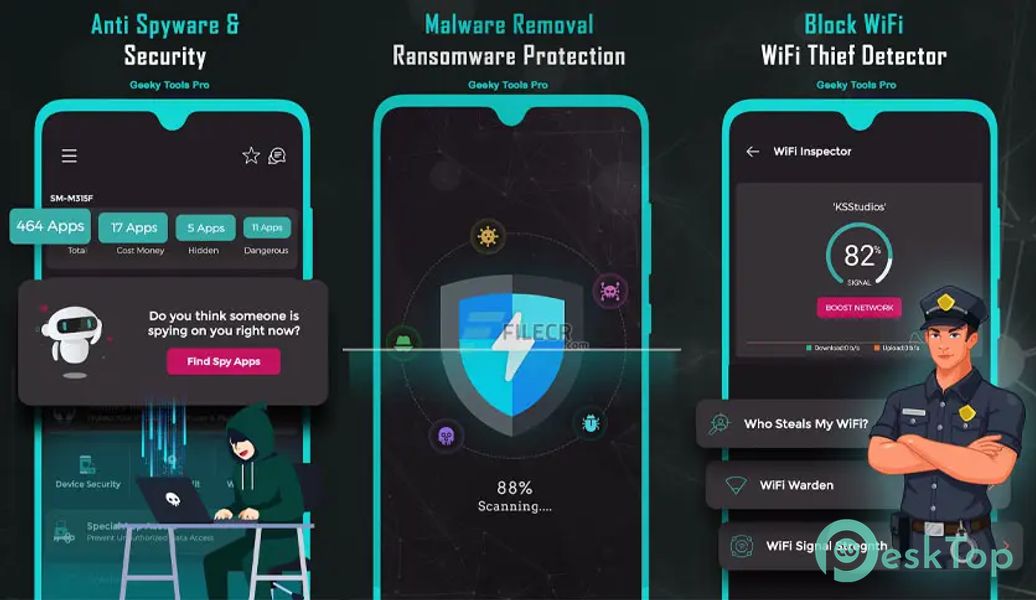 Geeky Tools - AntiHack Security 1.0.9 APK MOD Полная бесплатная загрузка