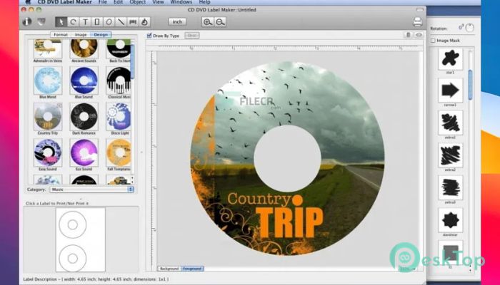  تحميل برنامج Mac CD DVD Label Maker 2.6.0 برابط مباشر للماك