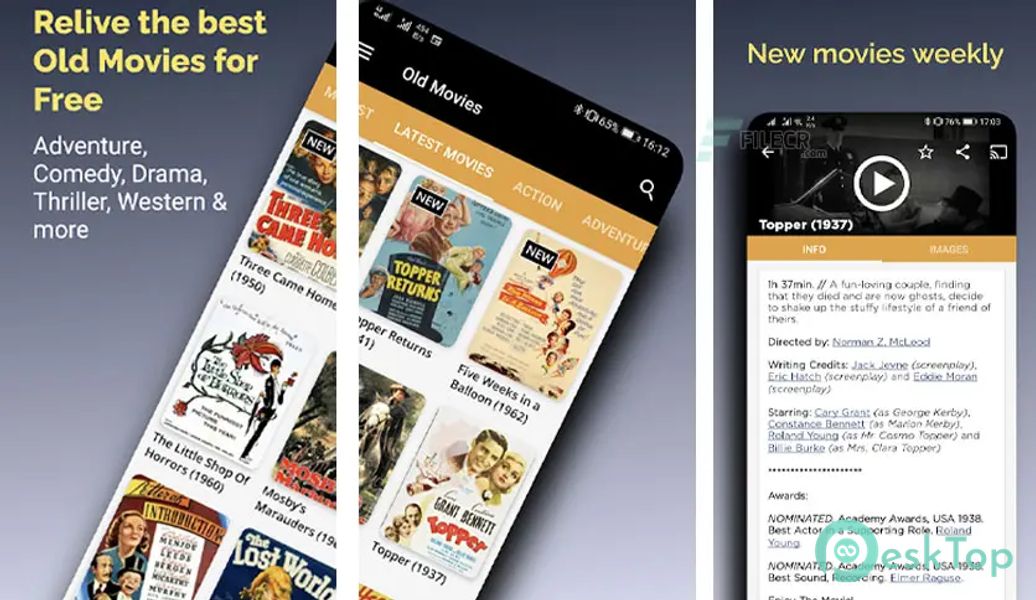 Old Movies Hollywood Classics v1.16.02 APK MOD 完整免费下载