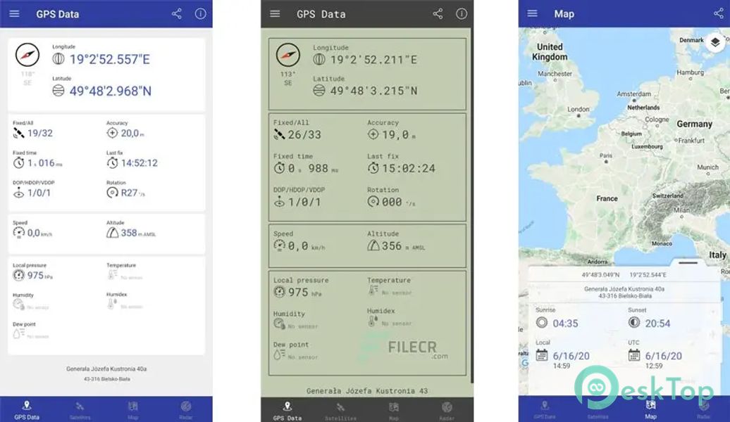 GPS Data 2.7.06 APK MOD Полная бесплатная загрузка