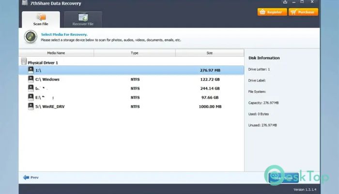Download 7thShare Data Recovery 7.0.0.0 Free Full Activated