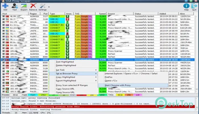  تحميل برنامج GSA Proxy Scraper 1.0 برابط مباشر