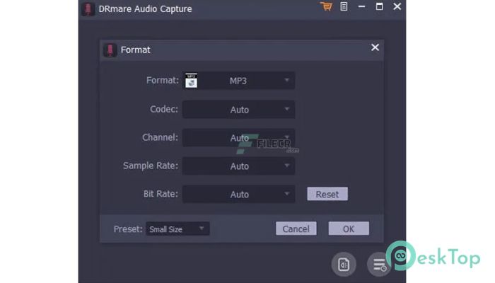 DRmare Audio Capture 2.1.0.21 Tam Sürüm Aktif Edilmiş Ücretsiz İndir