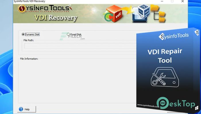 SysInfoTools VDI Recovery  22.0 Tam Sürüm Aktif Edilmiş Ücretsiz İndir