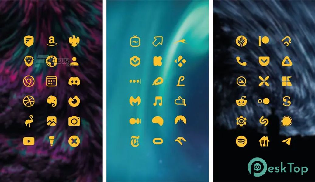 Yellow Minimal – Icon Pack v7.2 APK MOD تحميل مجاني كامل