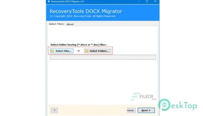 下载 RecoveryTools DOCX Migrator  3.7 免费完整激活版