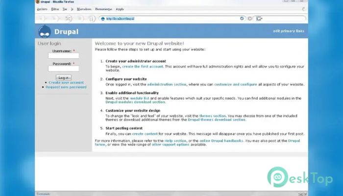 Descargar Drupal 10.3.1 Completo Activado Gratis