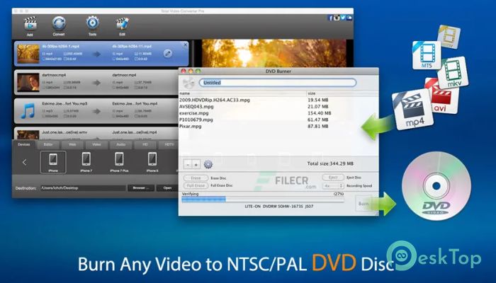 Total Video Converter Pro DVD  4.7.2 Mac用無料ダウンロード