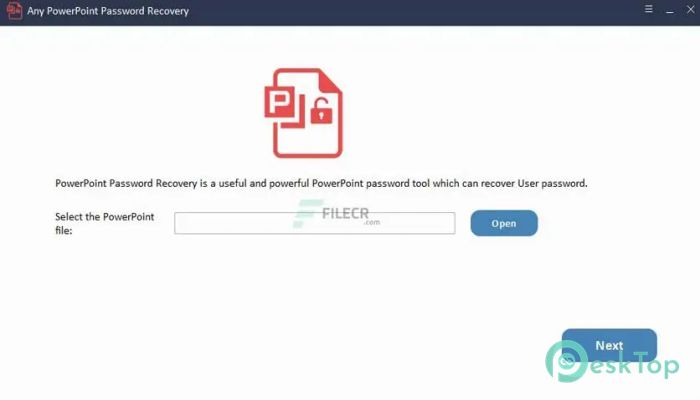 下载 Any PowerPoint Permissions Password Remover 9.9.8 免费完整激活版